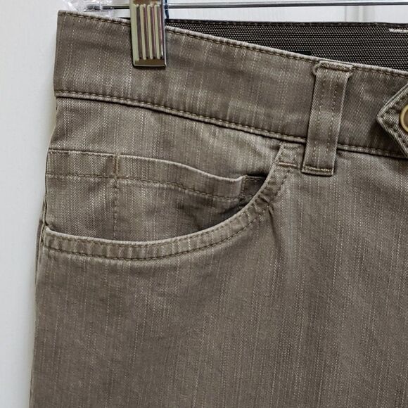 Bexleys Man Pants Sz 34x32 Rhoen Brown 34x32 Flat Straight Stretch Casual Office - Picture 5 of 11